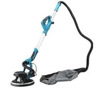 Electric Drywall Sander with Dust-Free Vacuum System, 1800W Power, Foldable Design, Extendable Anti-Vibration Handle, Includes 20 Sanding Discs for Ceilings and Walls