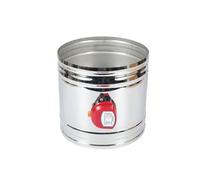 Electric Duct Damper, 304 Stainless Steel Electric Air | 11 Colors HVAC Duct Airflow Control: Volume Control Actuator Pipeline Ventilation(B)