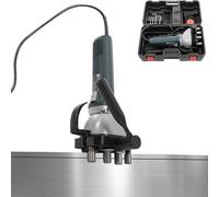 Electric Duct Edge Banding Machine,1400W Portable Air Duct Compactor Machine,for 0.8-1.25 MM Thickness, Speed 4-10 M/Min,for Round, Square, Straight, Curved Ducts