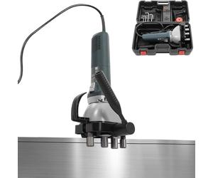 Electric Duct Edge Banding Machine,1400W Portable Air Duct Compactor Machine,for 0.8-1.25 MM Thickness, Speed 4-10 M/Min,for Round, Square, Straight, Curved Ducts