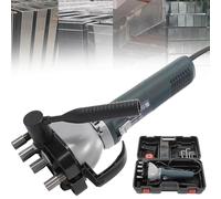 Electric Duct Edge Seam Banding Machine, Handheld Seam Locker with Suitcase, 4-10m/min, 1400W Seaming Bander for Round Square Straight Curved Ducts