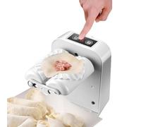 Electric Dumpling Machine - 5.71x 3in Pastry Tool, Compact Dough Mold, Portable Food Shaper with Fast Forming Technology | Cooking Appliance for Snack Making Gyoza Empanadas Ravioli Dumplings Pie