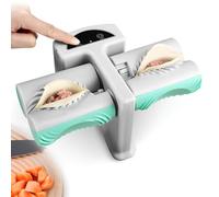 Electric Dumpling Maker, Automatic Stainless Steel Double-Head Mould for Easy Kitchen Use, Ideal Tool for Beginners, Perfect for Dumplings and Empanadas