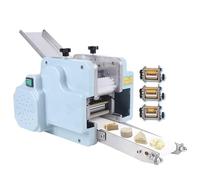 Electric Dumpling Skin Maker, Commercial Ravioli and Wonton Wrapper Machine with Round Mold, Automated Pasta Maker for Home and Restaurant Use