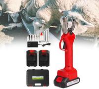 Electric Ear Tag Plier, Livestock Tagging Tool, Suitable for Animal Husbandry, Farm Breeding,Veterinary Industry,Gear Rebound,Saving Time and Effort,Easy to Use(Red)