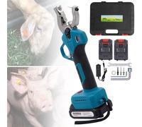 Electric Ear Tag Plier with Counter, Cordless Applicator for Livestock, Sheep, and Goat - Durable Ear Tag Puncher for Efficient Tagging