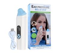 Electric Ear Unclogger - Fast Pressure Relief, Travel Hearing Device, Compact Adjustable Design With Soft Silicone Tips | Perfect Easy Effective Care For Flying Swimming Diving Snorkeling Protection U