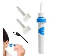 Electric Ear Wax Remover, Soft Tip Cleaning Tool for Gentle Earwax Extraction, Safe Electric Removal Device with Replacement Heads, Portable Personal Care Kit, Travel-Friendly Hygienic Ear Clean