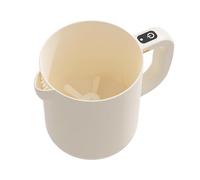 Electric Egg Beater, 2 in 1 Portable Wireless Mixer and Filter, 1L Automatic Mixing Bowl for Pastry Whipping Beating Mixing