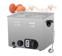 Electric Egg Cooker 2.6kw with Heating Light - 60-Egg Capacity Commercial Boiler for Restaurants and Home
