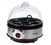 Electric Egg Cooker 7 Eggs Measuring Cup Auto Shut-off Rapid Boil 400W Kitchen