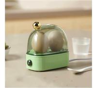 Electric Egg Cooker for 2 Eggs, Auto Shut Off Steamer with Dry Burn Protection, Compact Rapid Boiler for Dorms, Apartments, Camping, Easy Peel Hard Boiled Eggs