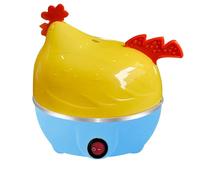 Electric Egg Cooker, Multi-Function Kitchen Egg Boiler with Measuring Cup and Removable Egg Rack, Durable Automatic Shut-Off Design