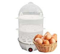 Electric Egg Cooker | with 3 Cooking Levels with Transparent Lid for Home, Apartment, Kitchen Professional