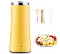 Electric Egg Roll Maker and Over Easy Egg Cooker for Kitchen with Cleaning Brush and Oiling Rod, 360° Heating for Efficient Cooking