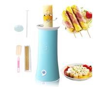 Electric Egg Roll Maker, Automatic Omelette Machine with Nonstick Liner, 360° Rapid Heating, Egg Boiler Sausage Machine for Kids & Adult blue