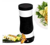 Electric Egg Roll Maker Machine - Automatic Breakfast Maker with Sausage Tubes & Egg Molds for Hot Dogs