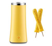 Electric Egg Roll Maker Machine, Automatic Vertical Omelette Cooker with Non-Stick Tube, Stainless Steel Steamer, Quick Compact Design for Sausage & Breakfast yellow