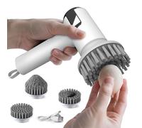 Electric Egg & Vegetable Cleaner Brush-Egg Washer for Fresh Eggs with Battery Level Display,2 Speed Settings,3 Replaceable Heads,IPX7 Waterproof,Ideal for Tough-Skinned Vegetables