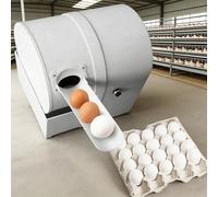 Electric Egg Washing Machine, 2300 Pcs/H Automatic Egg Washer with Roller Brush, Commercial Cleaner for Chicken, Duck, Goose Eggs - Farm Equipment