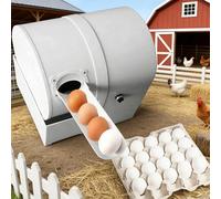 Electric Egg Washing Machine, 2300 Pcs/H Automatic Egg Washer with Roller Brush, Heavy-Duty Cleaner for Chicken Duck Goose Eggs