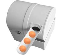 Electric Egg Washing Machine, Automatic Egg Washer Machine for Fresh Eggs, 2300 Pcs/H Chicken Duck Goose Eggs Cleaner Wash Machine, Egg Surface Cleaning Scrubber Machine with Roller Brush(SINGLE)