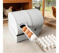 Electric Egg Washing Machine for Poultry, 2300 Pcs/H Commercial Egg Cleaner with Durable Nylon Brush for Chicken, Duck, and Goose Eggs