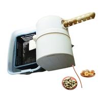 Electric Egg Washing Machine with Roller Brush, Automatic Egg Washer for Fresh Chicken, Duck, and Goose Eggs