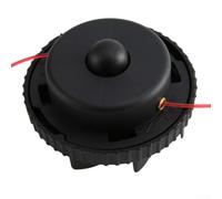 Electric Elbow Grass Trimmer Head With Automatic Line Feed System For Nylon Rope Cutting Abs Material Black Color Garden Tool Accessory