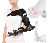 Electric Elbow Joint Rehabilitation Device Flexible Support Frame for Wrist Upper Limb Arm Rehabilitation Training Device(Left)