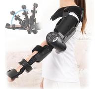 Electric Elbow Joint Rehabilitation Device, Hinged Elbow Brace Arm Exerciser, Stroke Hemiplegia Arm Elbow Hand Electric Intelligent Joint Bracket Rehabilitation Robot Equipment,Left