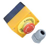 Electric Emergencies Stop Button Enclosure Seal Design Industrial Equipment Chang for Harsh Environment Crisis Stop Button Change Box