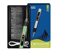 Electric Engraving Pen - 20000 RPM | Mini Handheld Etching Tool Kit with 30 Bits & LED Screen | USB Rechargeable Portable Engraver for Metal Glass Wood Ceramic DIY Jewelry Craft and Daily Home Use
