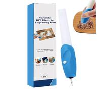 Electric Engraving Pen - 7.87 Rotating Craft Tools, Stainless Steel ABS Design, Portable Professional Etching Device | Wooden Signs Jewelry Statues Signature Boards Artistic Creation