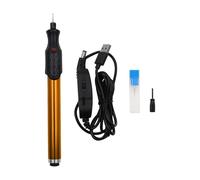 Electric Engraving Pen Adjustable DIY Crafts Wood Professional Engraver Tool Golden
