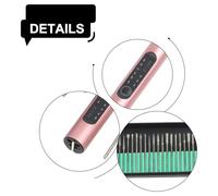 Electric Engraving Pen, Cordless Rotary Tool for Mini Drill & Grinder - 3.6V, 25W, 5000-25000 RPM Variable Speed, Metal Body, Silver + Green