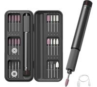 Electric Engraving Pen, USB Rechargable Engraving Pen with 24 Bits, Cordless Etching Engraving Tool, Portable DIY Rotary Engraver for Jewelry, Wood, Glass, Stone, Carving, Resin