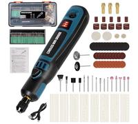 Electric Engraving Tool Set, 3 Speed Rotary Tool (Max 15000RPM) with 96 Accessories, USB Rechargeable Mini Engraving Pen, Multipurpose Tool for Wood, Stone, Ceramic, Glass, Metal