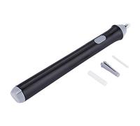 electric eraser, Hilitand Electric Eraser, Battery Operated Eraser Pen, Automatic Pencil Shape Eraser Kit with 22 Eraser Refills for Drawing, Painting (Black)