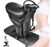 Electric Exercise Machine, 3D Simulation Abdominal Trainer with 20 Adjustable Speeds and LCD Display, 200W Power