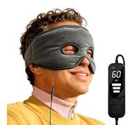 Electric Eye Warm Compress, Portable Warm Compress System, 8.5 Inch Wrap with Soft Build, Breathable Thermal Light Guard, Therapeutic with Modern Style, Sleep Stabilizer for Home and Travel
