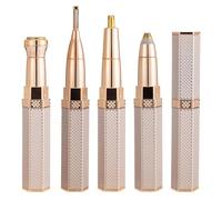 Electric Eyebrow Trimmer | Women's Facial Hair Remover | 4 in 1 Eyebrow Razor Epilator, Wet and Dry Painless Shaver for Face Nose Under Foot Armpits