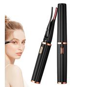 Electric Eyelash Curler - 0.71i Portable Curl Wand, Adjustable Thermal Lash Shaper, USB Rechargeable Styling Device With Precision Comb | Cosmetic Tool For Dating Night Glams Look, Girls Travel Makeup
