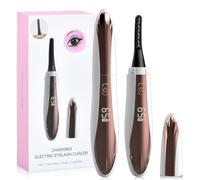 Electric Eyelash Curler, 14x2.5cm Portable Heated Eyelash Curlers for Women, 4 Temperature Modes USB-C Fast Charge Heated Lash Curler (White)