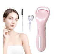 Electric Eyelash Curler, 3 Temp Settings Rechargeable Lash Curlers, Portable Makeup Tool, 5.12x1.57x0.59 inches, Natural Long-Lasting Curls Versatile Ideal for Women and Girls