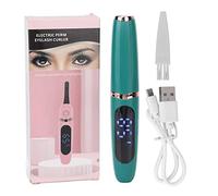 Electric Eyelash Curler Handheld USB Charging Intelligent Temperature Control Electric Heating Eyelash Curler (Green)