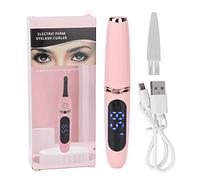 Electric Eyelash Curler Handheld USB Charging Intelligent Temperature Control Electric Heating Eyelash Curler (Pink)