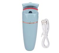 Electric Eyelash Curler Heated DC5V 300mA Temperature Sensitive Silicone Fast Heating USB Charging Lasting Eyelashes Curler (Blue)