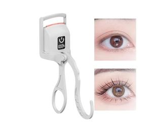 Electric Eyelash Curler, Heated Eyelash Curler for Women - Rechargeable Eyelash Curler with Heated - Constant Temperature Control, Auto Shut-Off, Fast Fire in 8s, Sujec