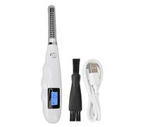 Electric Eyelash Curler Heated USB Rechargeable Quickly Heating Long Lasting Wide Teeth Design for Women Girls ABS Silicone Material